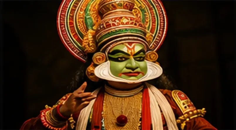 Traditional Kathakali performance in Kochi